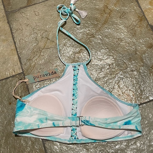 Pura Vida Halter Bikini Top Tie-Dye - Picture 5 of 6